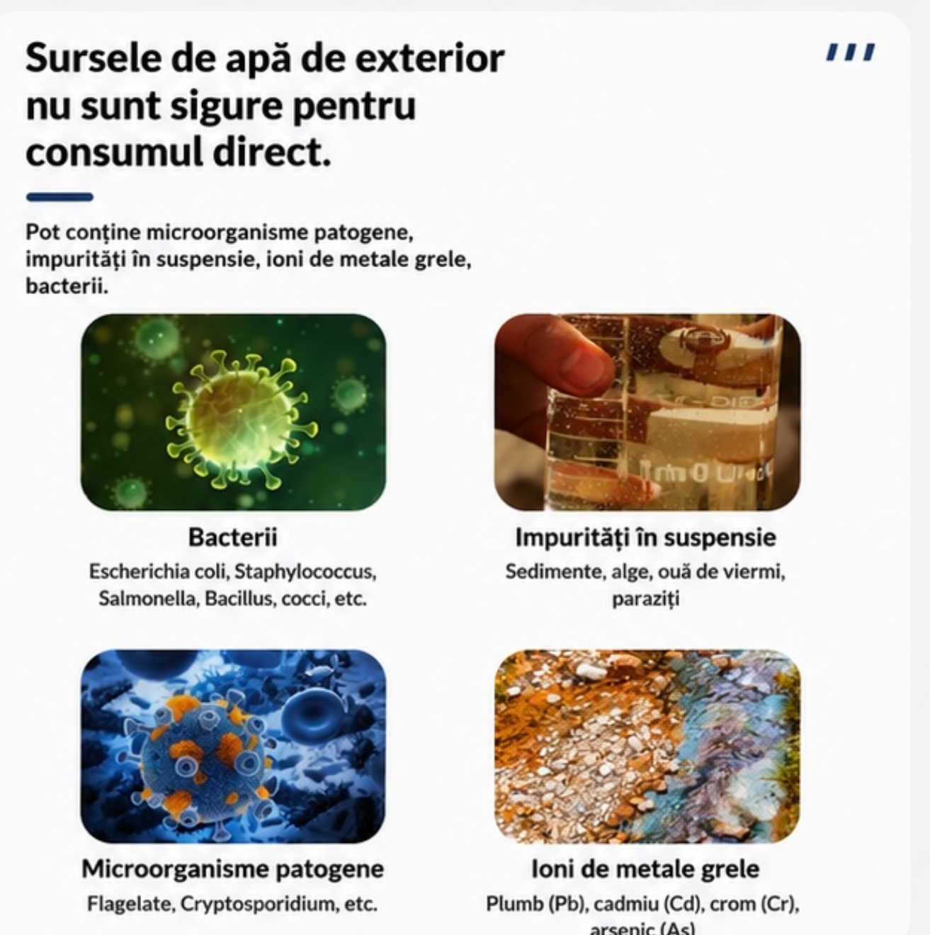 Filtru Portabil pentru Purificarea Apei – Pai de Supraviețuire Purewell